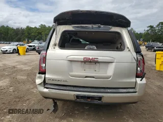 2015 GMC Yukon XL SLT with VIN 1GKS1HKC5FR168608, listed as a Copart auction lot 71564384 with 197,538 mi miles and Salvage Title. Bid and sale history available at carsss.com. Image 6.