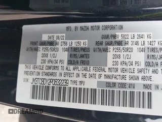 2023 Mazda CX-9 Grand Touring with VIN JM3TCBDY2P0632239, listed as a IAAI auction lot 41543302 with 56,603 mi miles and . Bid and sale history available at carsss.com. Image 9.