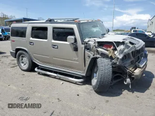 2005 Hummer H2 SUV z VIN 5GRGN23U45H118439, wystawiony jako Copart lot #54339065 z przebiegiem 382 791 mil mil oraz Szkoda całkowita • Salvage title. Historia ofert i sprzedaży dostępna na DreamBid. Obrazek 4.