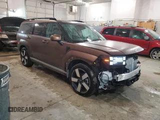 2024 Hyundai Santa Fe Hybrid Limited with VIN 5NMP3DG11RH004504, listed as a Copart auction lot 86096864 with 7,662 mi miles and Salvage Title. Bid and sale history available at carsss.com. Image 4.