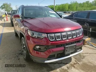 2022 Jeep Compass High Altitude with VIN 3C4NJDCB8NT159432, listed as a Copart auction lot 55251045 with 39,313 mi miles and Salvage title. Bid and sale history available at DreamBid. Image 14.