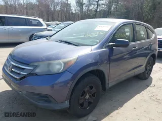 2013 Honda CR-V LX with VIN 2HKRM4H38DH658563, listed as a IAAI auction lot 42076946 with 201,334 mi miles. Bid and sale history available at carsss.com. Image 2.