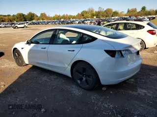 2023 Tesla Model 3 with VIN 5YJ3E1EA2PF642186, listed as a Copart auction lot 76612364 with 9,308 mi miles and Non Repairable. Bid and sale history available at carsss.com. Image 2.