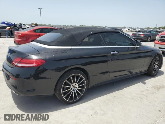 2022 Mercedes-Benz C 300 with VIN W1KWK8DB5NG111436, listed as a Copart auction lot 65630494 with 72,767 mi miles and Salvage Title. Bid and sale history available at DreamBid. Image 3.