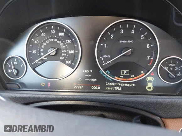 2014 BMW 4 Series 435i with VIN WBA3R1C51EK192795, listed as a IAAI auction lot 41263037 with 22,937 mi miles and . Bid and sale history available at DreamBid. Image 7.