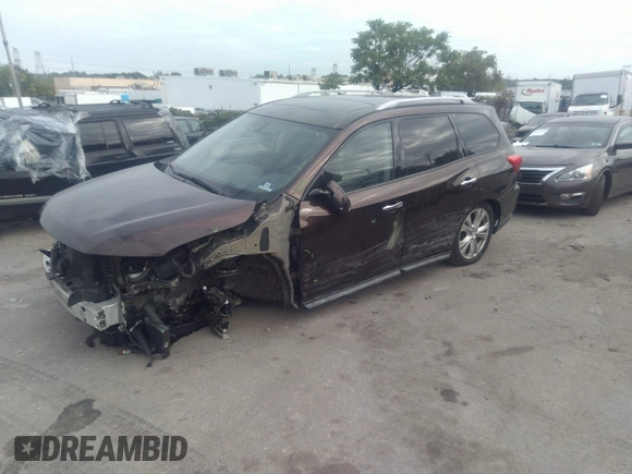 2019 Nissan Pathfinder S z VIN 5N1DR2MM3KC595925, wystawiony jako IAAI lot #40281309 z przebiegiem 58 193 mil mil oraz . Historia ofert i sprzedaży dostępna na DreamBid. Obrazek 18.