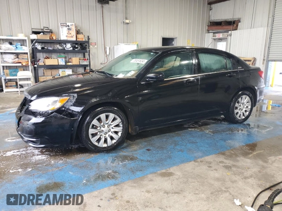 2014 Chrysler 200 LX with VIN 1C3CCBAG7EN101336, listed as a Copart auction lot 70451634 with 157,510 mi miles and Salvage Title. Bid and sale history available at carsss.com. Image 1.