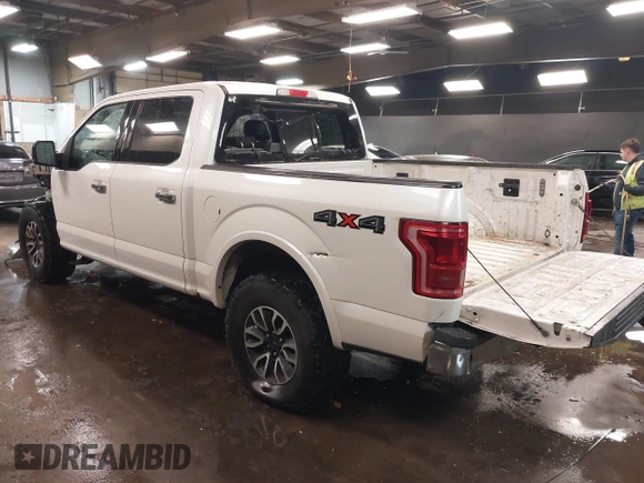 2016 Ford F-150 XLT with VIN 1FTEW1EF8GFC64193, listed as a IAAI auction lot 41590986 with 125,358 mi miles. Bid and sale history available at carsss.com. Image 3.