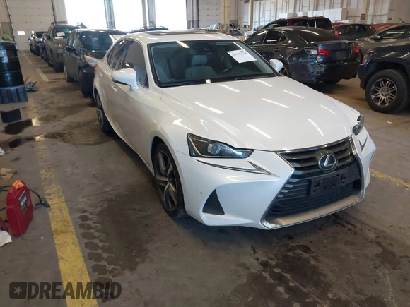 2017 Lexus IS with VIN JTHCM1D26H5019524, listed as a IAAI auction lot 41658118 with 108,487 mi miles. Bid and sale history available at carsss.com. Image 1.