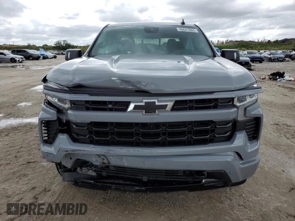 2024 Chevrolet Silverado 1500 RST with VIN 2GCPADED9R1249333, listed as a Copart auction lot 46627885 with 4,831 mi miles and Salvage Title. Bid and sale history available at carsss.com. Image 5.