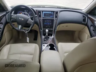2016 Infiniti Q50 3.0t Premium with VIN JN1EV7AP0GM305290, listed as a Copart auction lot 49498585 with 110,384 mi miles and Salvage Title. Bid and sale history available at carsss.com. Image 8.