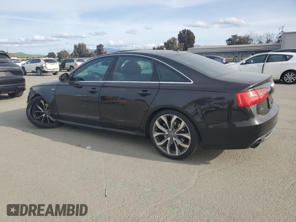 2012 Audi A6 Prestige with VIN WAUHGAFC4CN119339, listed as a Copart auction lot 52168965 with 106,943 mi miles and Salvage title. Bid and sale history available at DreamBid. Image 2.