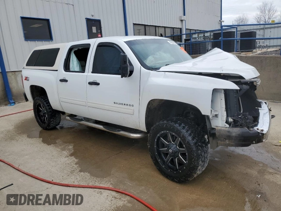 2012 Chevrolet Silverado 1500 LT with VIN 3GCPKSE75CG187522, listed as a Copart auction lot 47559765 with Not Provided miles and Non Repairable. Bid and sale history available at DreamBid. Image 4.