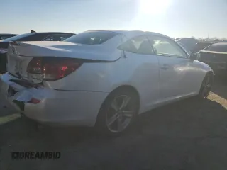 2013 Lexus IS 250 C with VIN JTHFF2C20D2527417, listed as a Copart auction lot 84261014 with 152,041 mi miles and Salvage title. Bid and sale history available at DreamBid. Image 3.