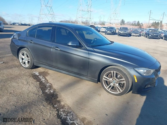 2014 BMW 3 Series 335i xDrive with VIN WBA3B9G54ENR91076, listed as a IAAI auction lot 41643651 with 55,558 mi miles. Bid and sale history available at carsss.com. Image 1.