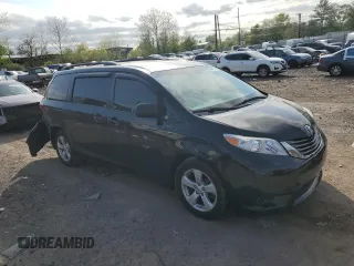 2015 Toyota Sienna LE AAS with VIN 5TDKK3DC2FS563114, listed as a Copart auction lot 55444975 with 100,731 mi miles and Salvage Title. Bid and sale history available at DreamBid. Image 4.