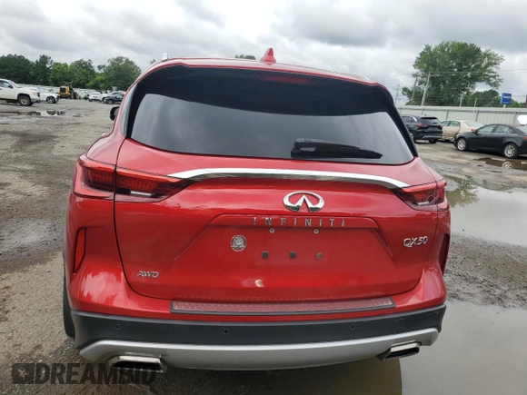 2020 Infiniti QX50 Sensory z VIN 3PCAJ5M37LF114330, wystawiony jako Copart lot #58788595 z przebiegiem 50 754 mil mil oraz Szkoda całkowita • Salvage title. Historia ofert i sprzedaży dostępna na DreamBid. Obrazek 6.
