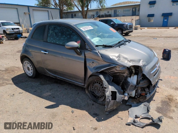 2013 FIAT 500 Pop with VIN 3C3CFFAR8DT539037, listed as a Copart auction lot 59787675 with 108,375 mi miles and Salvage title. Bid and sale history available at DreamBid. Image 4.