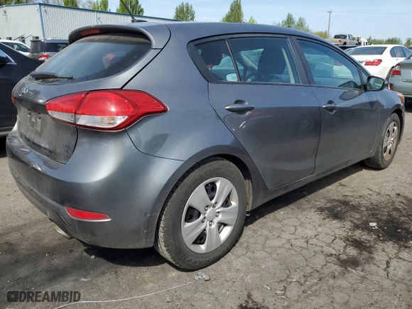 2016 Kia Forte 5-Door LX with VIN KNAFK5A85G5655836, listed as a Copart auction lot 54691145 with 93,422 mi miles and Clean Title. Bid and sale history available at carsss.com. Image 3.