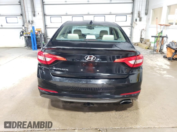 2017 Hyundai Sonata 2.4L with VIN 5NPE24AF8HH460063, listed as a Copart auction lot 55660635 with 154,107 mi miles and Salvage Title. Bid and sale history available at DreamBid. Image 6.