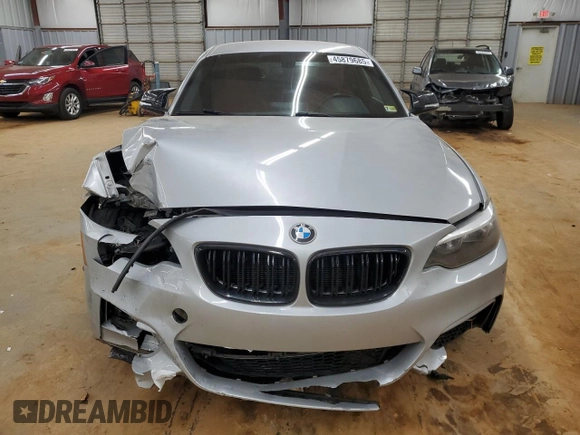 2015 BMW 2 Series 228i with VIN WBA1F5C54FV343572, listed as a Copart auction lot 45879685 with 90,715 mi miles and Salvage Title. Bid and sale history available at carsss.com. Image 5.