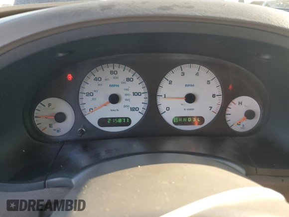 2003 Dodge Caravan Sport with VIN 2D4GP44R83R300621, listed as a Copart auction lot 82838414 with 215,871 mi miles and Salvage Title. Bid and sale history available at carsss.com. Image 9.