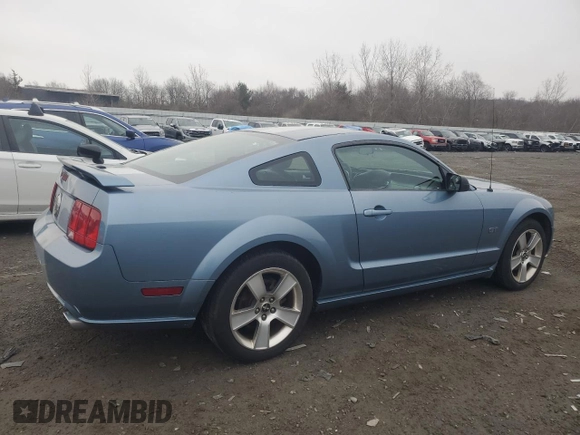 2007 Ford Mustang GT Deluxe with VIN 1ZVFT82H175224617, listed as a Copart auction lot 50630765 with 162,197 mi miles and Clean Title. Bid and sale history available at carsss.com. Image 3.