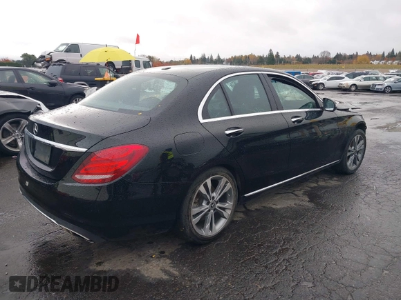 2018 Mercedes-Benz C 300 with VIN 55SWF4JB2JU265097, listed as a IAAI auction lot 40845046 with 100,576 mi miles and . Bid and sale history available at DreamBid. Image 4.