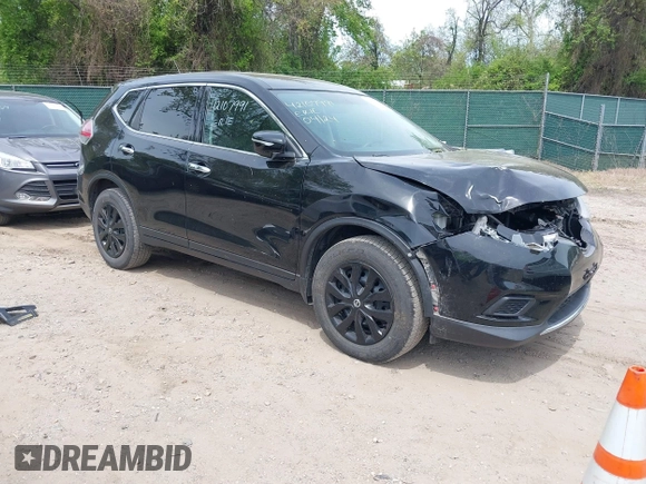 2015 Nissan Rogue SV with VIN 5N1AT2MK7FC879468, listed as a IAAI auction lot 42107991 with 160,084 mi miles. Bid and sale history available at carsss.com. Image 1.