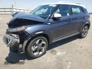 2022 Hyundai Venue Limited z VIN KMHRC8A33NU138682, wystawiony jako Copart lot #64464175 z przebiegiem 21 182 mil mil oraz Szkoda całkowita • Salvage title. Historia ofert i sprzedaży dostępna na DreamBid. Obrazek 1.