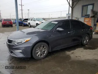 2019 Kia Optima LX with VIN 5XXGT4L36KG305250, listed as a Copart auction lot 48039235 with 97,632 mi miles and Salvage title. Bid and sale history available at DreamBid. Image 1.