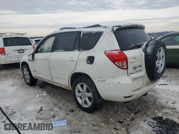 2007 Toyota RAV4 Ltd with VIN JTMBK34V875037899, listed as a Copart auction lot 84423774 with 0 mi miles and Clean Title. Bid and sale history available at carsss.com. Image 2.