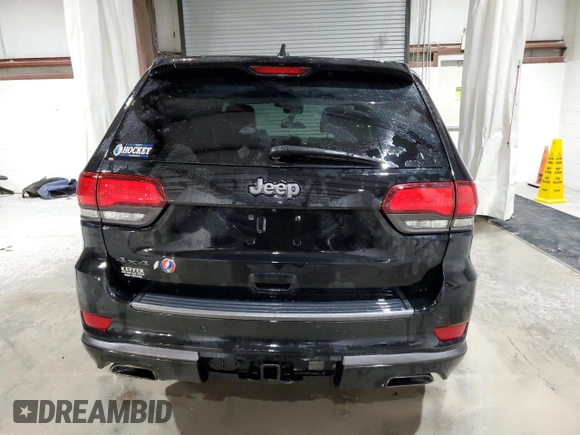 2018 Jeep Grand Cherokee Overland with VIN 1C4RJFCG1JC287784, listed as a Copart auction lot 50391255 with 105,981 mi miles and Salvage title. Bid and sale history available at DreamBid. Image 6.