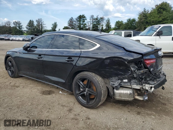 2021 Audi A5 Sportback S line Premium Plus with VIN WAUFACF54MA010958, listed as a Copart auction lot 64540933 with 28,402 mi miles. Bid and sale history available at carsss.com. Image 2.