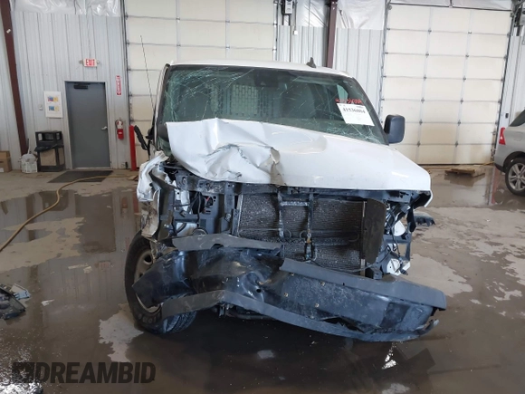 2020 Chevrolet Express Cargo Van with VIN 1GCWGAFGXL1252823, listed as a IAAI auction lot 41536004 with 1 mi miles. Bid and sale history available at carsss.com. Image 13.