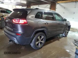 2019 Jeep Cherokee Limited with VIN 1C4PJMDX4KD430460, listed as a Copart auction lot 59853455 with 71,773 mi miles and Salvage title. Bid and sale history available at DreamBid. Image 3.