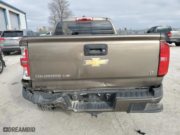 2017 Chevrolet Colorado 4WD LT with VIN 1GCGTCEN7H1218566, listed as a Copart auction lot 82902004 with 37,747 mi miles and Salvage Title. Bid and sale history available at carsss.com. Image 6.