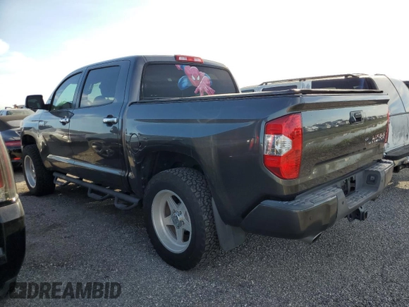 2016 Toyota Tundra Platinum z VIN 5TFGW5F11GX211574, wystawiony jako Copart lot #75138854 z przebiegiem 58 044 mil mil oraz Szkoda całkowita • Salvage title. Historia ofert i sprzedaży dostępna na DreamBid. Obrazek 2.