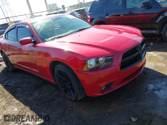 2012 Dodge Charger SXT with VIN 2C3CDXHG7CH264185, listed as a IAAI auction lot 41676948 with 190,980 mi miles. Bid and sale history available at carsss.com. Image 1.