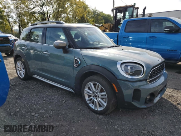 2024 MINI Countryman Cooper S with VIN WMZ83BR05R3R96478, listed as a Copart auction lot 74766054 with 17,321 mi miles and Salvage Title. Bid and sale history available at carsss.com. Image 4.