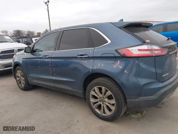 2019 Ford Edge Titanium with VIN 2FMPK3K91KBC22727, listed as a IAAI auction lot 41748038 with 93,788 mi miles. Bid and sale history available at carsss.com. Image 15.