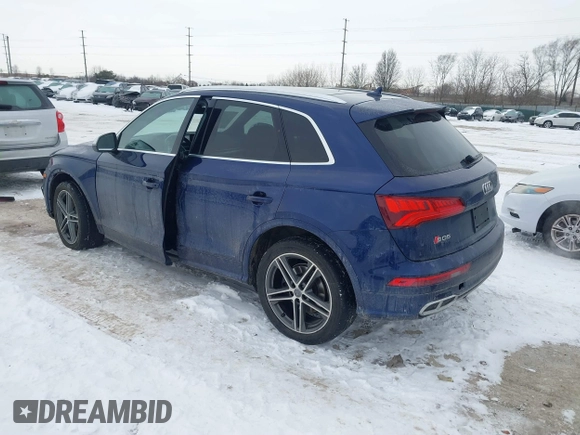 2019 Audi SQ5 Premium with VIN WA1A4AFY5K2026154, listed as a IAAI auction lot 41318583 with 86,682 mi miles. Bid and sale history available at carsss.com. Image 14.