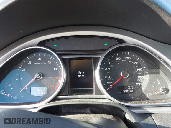 2014 Audi Q7 Premium Plus with VIN WA1LGAFEXED014547, listed as a IAAI auction lot 42256396 with 158,038 mi miles and . Bid and sale history available at DreamBid. Image 7.