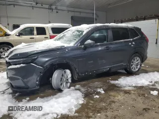 2024 Honda CR-V EX-L with VIN 2HKRS4H74RH427370, listed as a Copart auction lot 44397035 with 27,896 mi miles and Salvage Title. Bid and sale history available at carsss.com. Image 1.