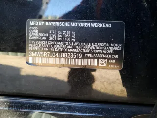 2020 BMW 3 Series 330i xDrive with VIN 3MW5R7J04L8B23519, listed as a Copart auction lot 50749415 with 103,324 mi miles and Salvage Title. Bid and sale history available at carsss.com. Image 12.