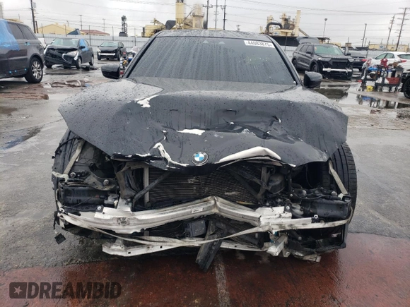 2018 BMW 7 Series 750i with VIN WBA7F0C54JGM22895, listed as a Copart auction lot 44083875 with 0 mi miles and Clean Title. Bid and sale history available at carsss.com. Image 5.