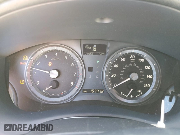 2007 Lexus ES 330 with VIN JTHBJ46G772107304, listed as a Copart auction lot 41905445 with 157,772 mi miles and Clean Title. Bid and sale history available at DreamBid. Image 9.