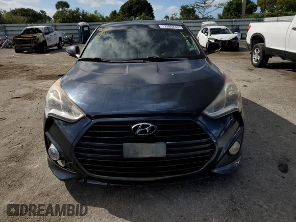 2016 Hyundai Veloster Turbo with VIN KMHTC6AE7GU279107, listed as a Copart auction lot 77386233 with 105,872 mi miles. Bid and sale history available at carsss.com. Image 5.