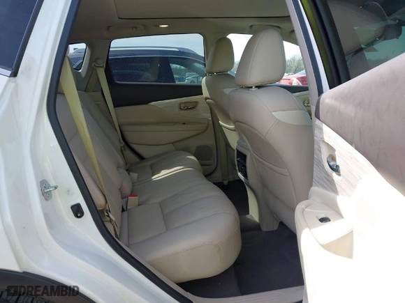 2017 Nissan Murano Platinum with VIN 5N1AZ2MG2HN204483, listed as a IAAI auction lot 41820637 with 70,931 mi miles. Bid and sale history available at carsss.com. Image 8.