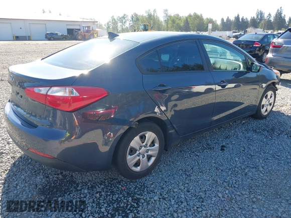2016 Kia Forte LX with VIN KNAFK4A6XG5574307, listed as a IAAI auction lot 42078519 with 31,926 mi miles and . Bid and sale history available at carsss.com. Image 4.